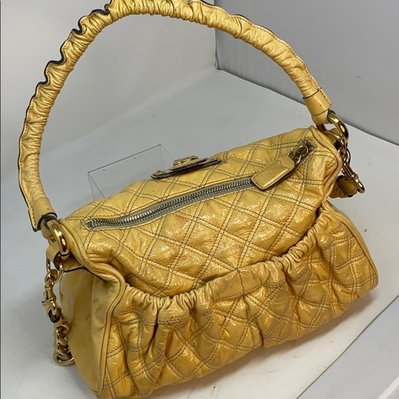 Marc Jacobs Julianne Yellow Patent Leather Bag - Picture 7 of 16